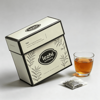 Boîte d'emballage de luxe personnalisée pour café et thé, avec logo sur mesure, pour petits sachets de thé, en carton, pour cadeaux
