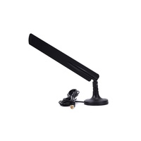 Antena Omnidireccional Externa de Goma 4G, Amplificador de Señal 4G, Antena de Tarjeta de Red, Antena de Comunicación con Base Magnética