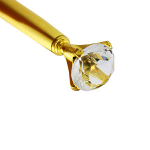 ปากกาเพชรประดับคริสตัล ของขวัญงานแต่งงาน ปากกาเจมท็อป ปากกาสั่งทำโลโก้ ปากกาหรูหราประดับเพชรเม็ดใหญ่ - Product Image 4