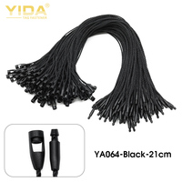 Accessoires vestimentaires 21 cm, stock usine, prix avantageux, cordon en polyester avec boucle de sécurité pour étiquettes volantes