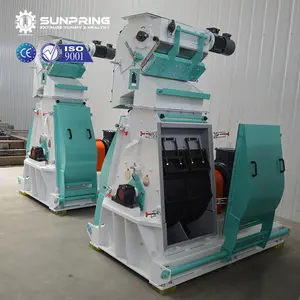 SunPring hammer mill grinding machine 1ton grinder hammer water drop hammer mill with mixers