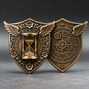 Moneda Conmemorativa <span class=keywords><strong>de</strong></span> Colección 3D <span class=keywords><strong>de</strong></span> Anime, Esmalte Suave, Metal Plateado, Latón Antiguo, Cobre, Bronce, Personalizada - Product Image 4