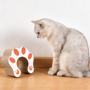 Arranhador de Gato Mágico Dobrável e Recarregável Moderno, Brinquedo Durável para Animais de Estimação com Sino - Product Image 2