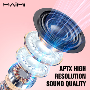 Maimi ODM Biểu Tượng Tùy Chỉnh OEM Nhỏ Màu Hồng Màu Sắc Chơi Game Tai Nghe <span class=keywords><strong>Bluetooth</strong></span> 5.3 In-Ear Tai Nghe Không Dây TWS Mini Earbuds - Product Image 2