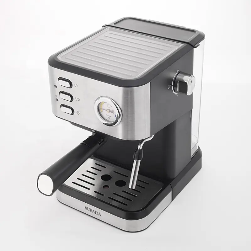 2024新しいプロのコーヒーメーカーエスプレッソマシン電気ステンレス鋼家庭用エスプレッソマシンスマートコーヒーメーカー