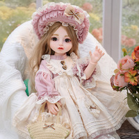 Jouet en peluche 45cm 1/4 BJD poupée articulée personnalisable jouet Figure jouer maison poupée vêtements accessoires ciblés pour jouet animaux