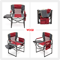 WOQI Chaise de jardin pliable et résistante pour le camping et la plage en plein air-Design moderne et durable