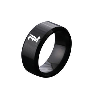 Anillo de Acero Inoxidable con el Logotipo de la Letra L de Death Note, Accesorios de Joyería de <span class=keywords><strong>Anime</strong></span> de Moda, Gran Venta - Product Image 3