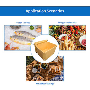 כבד חובה אחסון אקווטקטטורה lldpe stackable מיכל דגים מבודדים עבור תחבורה - Product Image 6