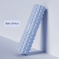 Rouleau en mousse de yoga extra ferme avec texture antidérapante pour l'entraînement d'équilibre et l'entraînement de stabilité