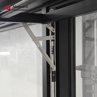 Ventanas Corredizas de Aleación de Aluminio 4x6, Resistentes, para Cocina o Bar