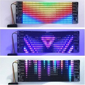 Module LED flexible RGB programmable Bluetooth, mini matrice d'affichage 16x32 pixels, contrôle par application mobile, sac à dos - Product Image 4