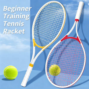 Set de Entrenamiento de <span class=keywords><strong>Raqueta</strong></span> de <span class=keywords><strong>Tenis</strong></span> para Principiantes, Niños y Estudiantes Universitarios - <span class=keywords><strong>Raqueta</strong></span> de <span class=keywords><strong>Tenis</strong></span> Ligera de Carbono con Marco de Aleación de Aluminio - Product Image 4