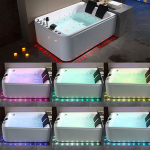 Nuevo Diseño de Bañera de Hidromasaje de Lujo <span class=keywords><strong>para</strong></span> 2 Personas con Burbujas de Aire, Luz LED y Acrílico, <span class=keywords><strong>para</strong></span> Hotel o <span class=keywords><strong>Parejas</strong></span> - Product Image 6