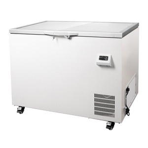 2024新しいガラスドアDW-55W270G水平超低シーフードチェスト冷凍庫スーパーマーケットチェストディープフリーザー収納魚用 - Product Image 3