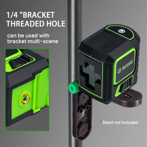 Niveau laser 2,5 mm/5 m, laser vertical et horizontal, laser vert, niveau laser à 2 lignes - Product Image 5