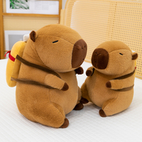 Vente chaude Personnalisé Cadeaux Pour Enfants Figurines D'animaux Réalistes Doux Coussins Capibara Ours En Peluche Jouets PP Coton Eau