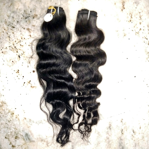 REMI HAIR Extensions de cheveux humains vierges indiens Remy non traités, 200g, double trame machine, ondulation naturelle, meilleures tailles - Product Image 1