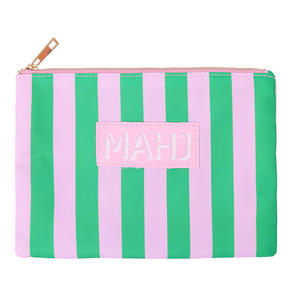 Bolsa de almacenamiento portátil personalizada con cierre de cremallera, bolsa de maquillaje moderna, bolsa de viaje - Product Image 1