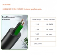 Adaptateur secteur américain de type A avec certificats ETL/FCC, 24W AC DC 5V/4A 12V/2A 18V/1.3A 24V/1A 48V/0.5A pour l'Amérique/le Canada/les États-Unis