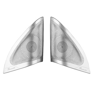 Couvre-haut-parleurs de porte Mercedes-Benz en acier inoxydable pour GLA200 220 CLA200 260 A180 A200 – Amélioration et rénovation - Product Image 5