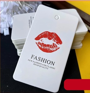 Luxe op maat gemaakte kledinghangtags groothandel speciaal papier drukwerk hangtags milieuvriendelijke hangtags op maat - Product Image 3