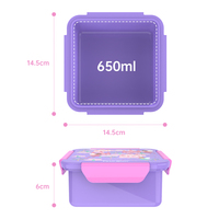 Nouveauté Boîte à lunch chauffante de voyage en plastique sans BPA pour enfants Contenants alimentaires
