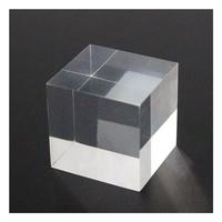 Support de présentation carré en acrylique transparent, support pour modèles de gâteaux, base pour cosmétiques et bijoux, accessoires décoratifs