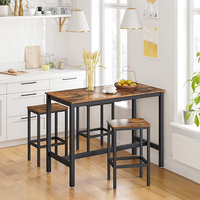 Tabouret de bar moderne en métal avec assise à grain rustique, pivotant, réglable en hauteur, sans dossier, pour bar à domicile et locaux commerciaux