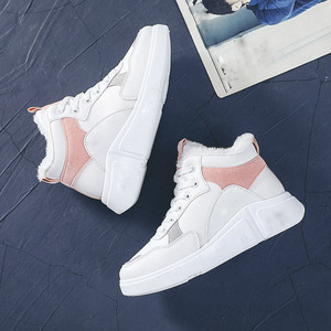 รองเท้าสำหรับเดินในฤดูหนาวสไตล์เกาหลีเข้ากับทุกชุดดีไซน์เรียบใส่สบายพร้อมรองเท้าลุยหิมะกำมะหยี่ให้ความอบอุ่นพร้อมผ้าคอตตอนแบบสวม - Product Image 2