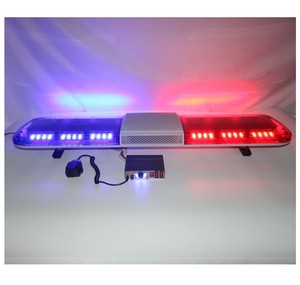 Barre lumineuse led haute luminosité 3 watts 47 pouces avec haut-parleur et sirène barre lumineuse d'urgence pour véhicule d'ambulance barre lumineuse d'avertissement de voiture - Product Image 1