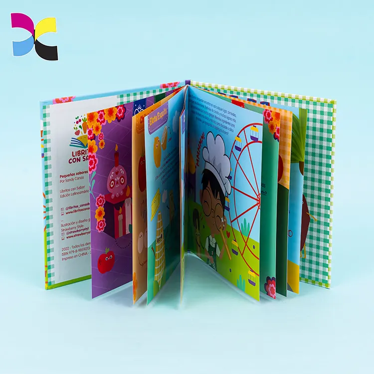 Druck auf Anfrage Bücher Großhandel individuelle OEM-Kinderausdruck Farbe Bildung Kinderbücher