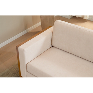 Conjunto de Sofá Cama Moderno con Patas de Metal, Premium de 3 Plazas para Salas de Estar, Dormitorios, Apartamentos y Hoteles - Product Image 2