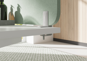 Europa fabriqué en allemagne 2000X400mm dessus de table cloison acoustique tissu écran insonorisant poste de travail panneau de bureau - Product Image 2