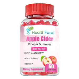 Gummies Détoxifiantes et Coupe-Faim pour Adultes à Prix de Gros – Complément Herbal Biologique au Vinaigre de Cidre de Pomme - Product Image 1