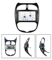 Radio de Coche Android 2 Din para Peugeot 206 206CC 206SW 2000 - 2008, Reproductor Multimedia de 7 Pulgadas con Carplay, Estéreo Autoradio y Navegación GPS