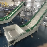 Transportador Elevador de Cangilones de Grado Alimentario con Cangilones y Diseño Antifugas para Alimentación Automática de Nueces, Dulces, Snacks y Productos
