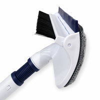 Limpiador de Ventanas en Aerosol OEM Fácil de Limpiar, Mango de Acero Inoxidable, Espátula de Silicona, Almohadilla de Microfibra, Herramienta de Limpieza de Vidrios