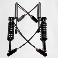 Amortisseur à azote réglable bidirectionnel avec réservoir externe, noir, pour suspension de 2 pouces de hauteur, compatible Ford F150