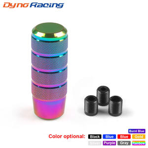 หัวเกียร์อะลูมิเนียมอัลลอยด์กันลื่น หัวเกียร์แบบมีไฟเจ็ดสีสำหรับรถยนต์เกียร์ธรรมดา ปรับแต่งรถยนต์ - Product Image 5