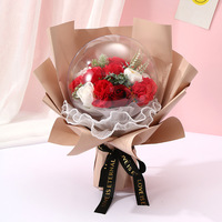 Bouquet de fleurs artificielles direct d'usine Ballon Bobo Bobo Meilleur cadeau pour la fête des mères Cadeau de la Saint-Valentin