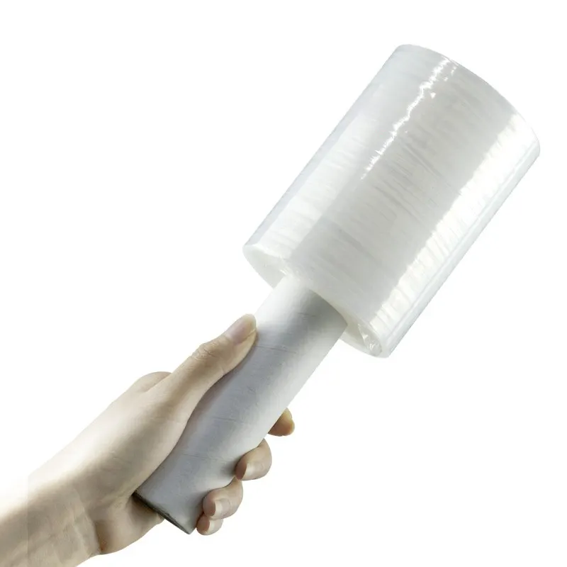 hand stretch film rolls can be applied with or without a stretch film dispenser