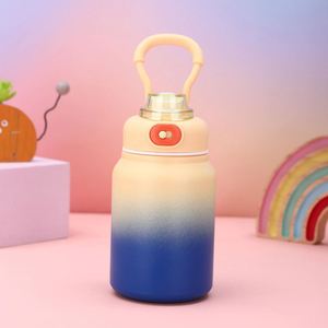 Botella de Agua Deportiva Aislada de Acero Inoxidable 316 de Gran Capacidad, Portátil, con Diseño Degradado de Color, para Fiestas, en Oferta - Product Image 2