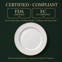 Assiettes plates en porcelaine fine neuves, prêtes à être expédiées, certifiées FDA et CE, faible MOQ, livraison rapide, en stock