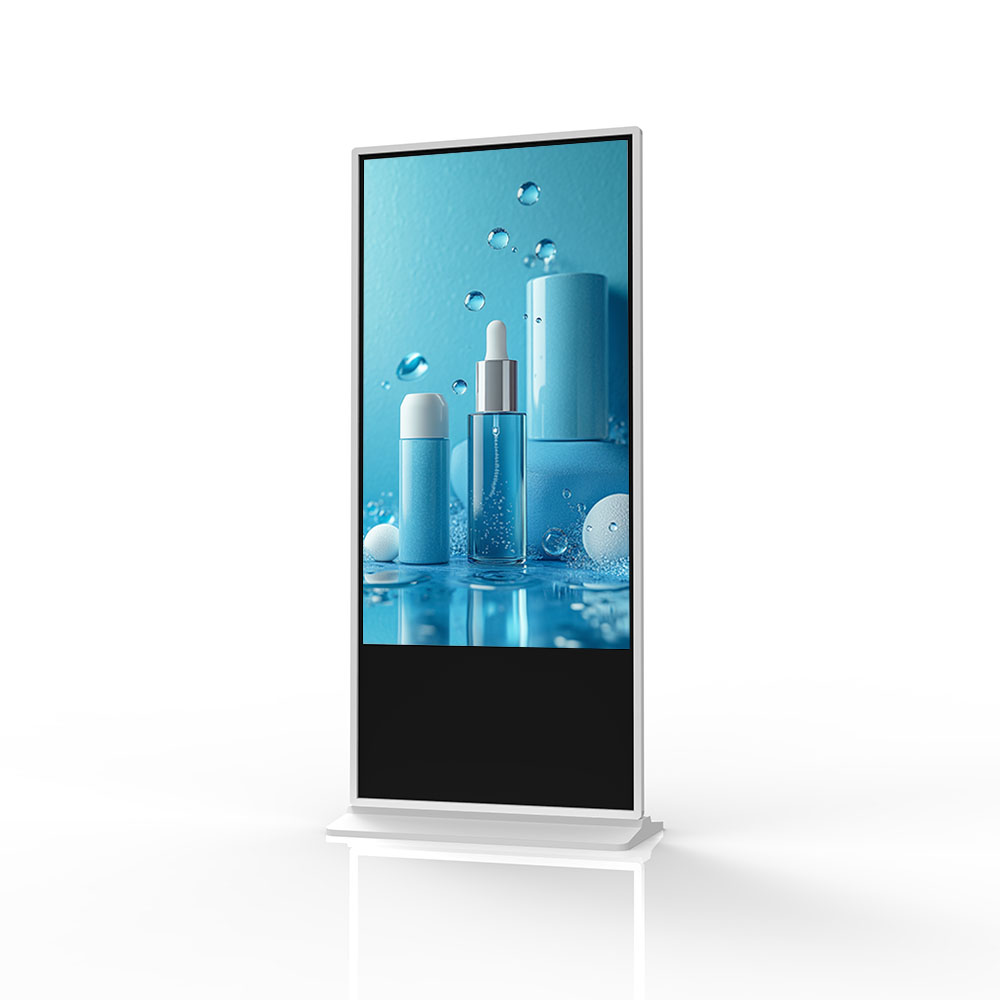 HDFocus 32-65 Inch Digital Advertising Kiosk with Vertical Touch Screen for Elevators Retail Stores Education Signage Included