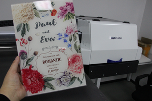 Gợn 4050 A2 lớn phẳng máy in UV L1800 Cmyk cho bền nhãn tinh thể trường hợp điện thoại da Acrylic PP vật liệu khác - Product Image 3