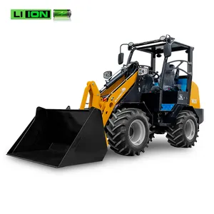 Electric Loader Lithium Battery Attachments Optional 1000kg 1200kg Farm Agricultural Machinery Mini Wheel Loader