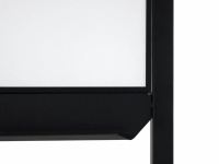 Tableau blanc magnétique effaçable à sec US Home Office en verre trempé transparent de 4 mm avec roulettes et support robuste en alliage d'aluminium