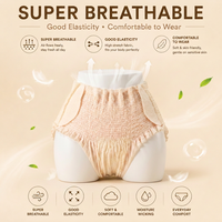Culottes menstruelles jetables imprimées en bambou pour femmes, fabricants de serviettes hygiéniques à marque privée