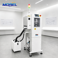 Machine de nettoyage de surface de circuits imprimés Morel SMM-450, brosse antistatique, rouleau adhésif, ligne d'assemblage SMT